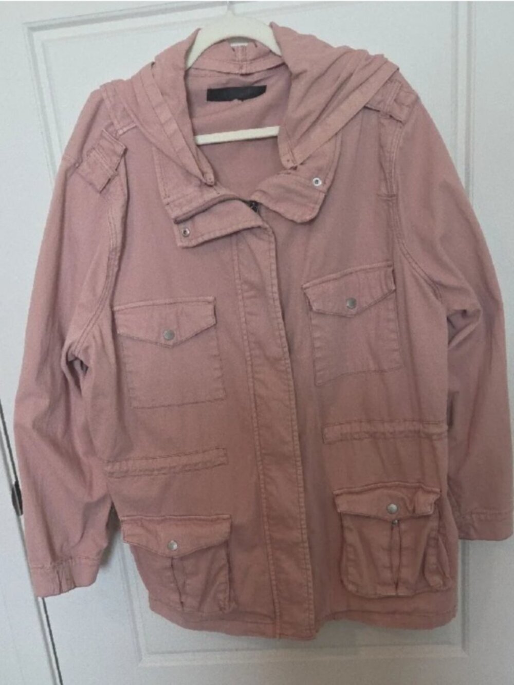 Tinsel Chapleen Cargo Jacket 2X Dusty Rose Stitch Fix